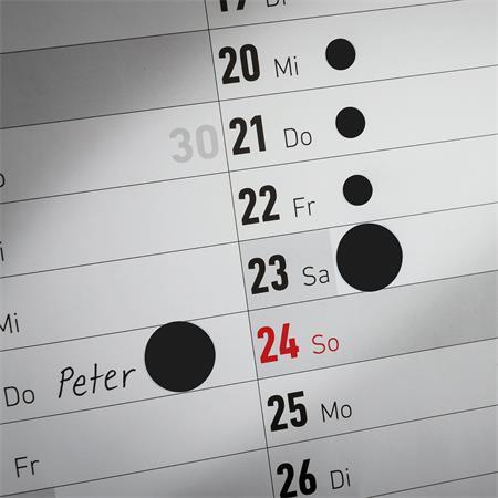 Etikett, 18 mm, kör, AVERY ZWECKFORM, fekete, 96 etikett/csomag